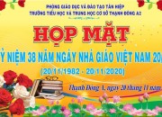 HỌP MẶT 20-11-2020 TRƯỜNG TH-THCS THẠNH ĐÔNG A2 HỌP MẶT 20-11-2020 TRƯỜNG TH-THCS THẠNH ĐÔNG A2