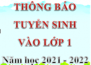 ĐĂNG KÝ DỰ TUYỂN VÀO LỚP 1 – NĂM HỌC 2021 – 2022 ĐĂNG KÝ DỰ TUYỂN VÀO LỚP 1 – NĂM HỌC 2021 – 2022