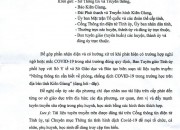CV số 444-CV/BTGTU Tăng cường tuyên truyền những thông tin cần biết về phòng, chống dịch COVID-19 trong trường học trên địa bàn tỉnh CV số 444-CV/BTGTU Tăng cường tuyên truyền những thông tin cần biết về phòng, chống dịch COVID-19 trong trường học trên địa bàn tỉnh
