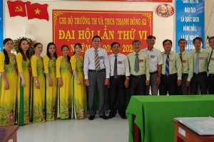 HÌNH ĐẠI HỘI CHI BỘ TRƯỜNG TH VÀ THCS THẠNH ĐÔNG A2, NHIỆM KỲ 2022-2025