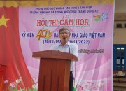 HỘI THI CẮM HOA CHÀO MỪNG NGÀY 20-11 HỘI THI CẮM HOA CHÀO MỪNG NGÀY 20-11