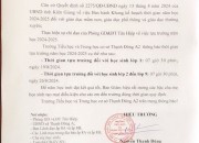THÔNG BÁO VỀ VIỆC TỰU TRƯỜNG NĂM HỌC 2024 – 2025 THÔNG BÁO VỀ VIỆC TỰU TRƯỜNG NĂM HỌC 2024 – 2025